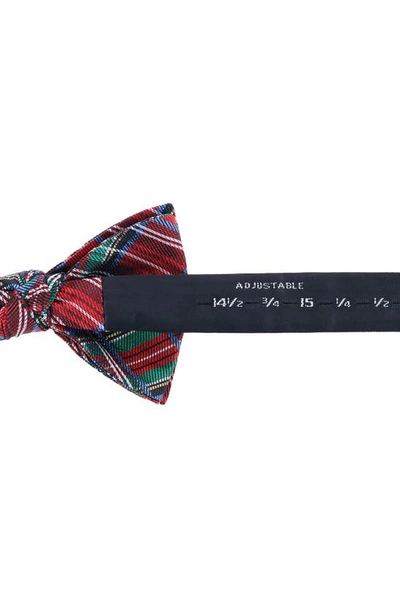 Shop Trafalgar Nicholas Tartan Plaid Silk Bow Tie