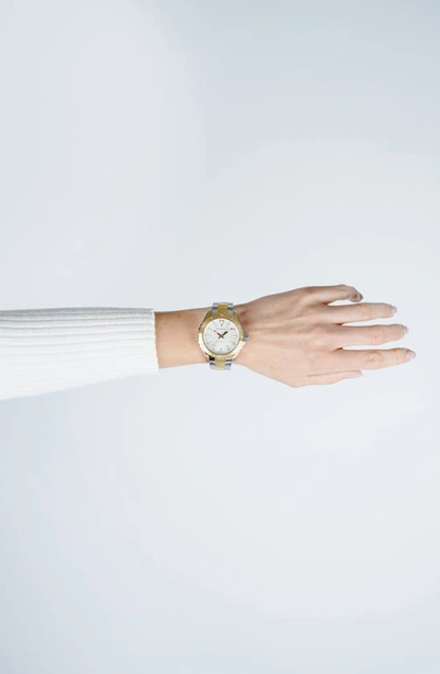 Shop Balmain Ophrys Dive Two-tone Bracelet Watch, 38.5mm In Two Tone