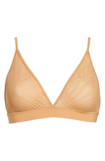 Nude Barre 10 Am Mesh Wireless Bra In 11am