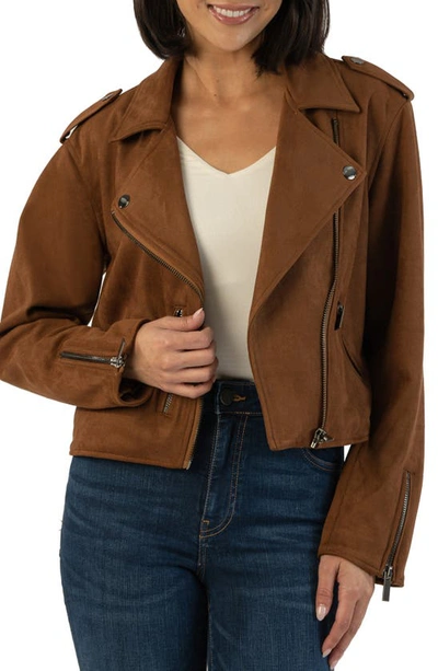 Shop Kut From The Kloth Jackie Moto Jacket In Whiskey