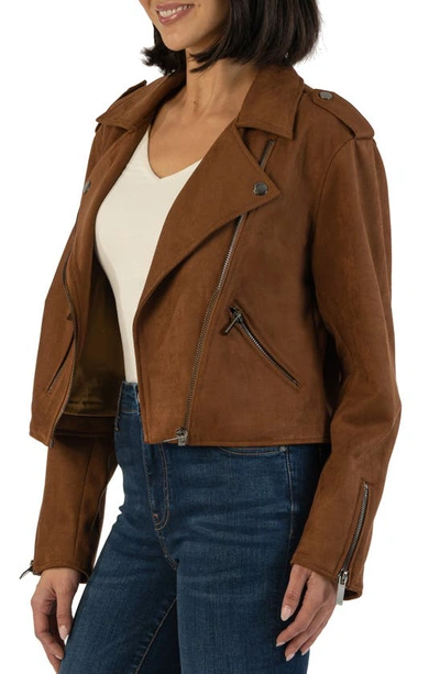 Shop Kut From The Kloth Jackie Moto Jacket In Whiskey