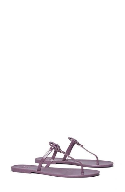 Tory Burch Mini Miller Jelly Thong Sandal In Purple | ModeSens