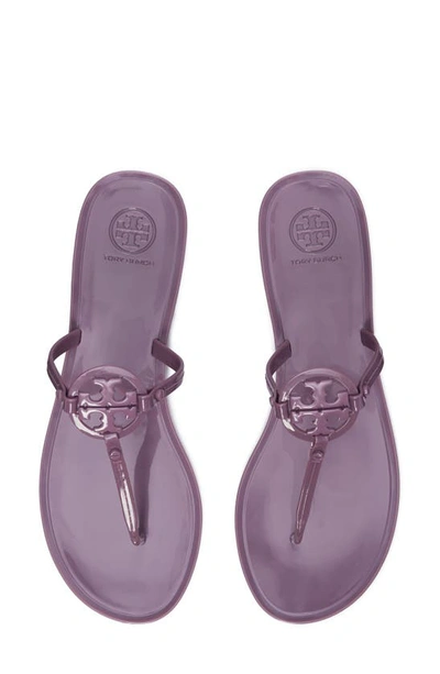 mini miller jelly thong sandal red