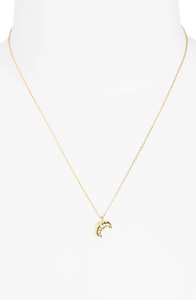 Estella Bartlett Croissant Necklace In Gold