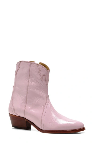 Shop Free People New Frontier Western Bootie In Orchid Patent