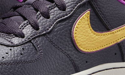 Shop Nike Air Force 1 Sneaker In Purple/ Bone/ Purple/ Solar