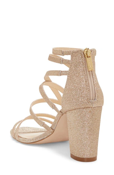 Shop Jessica Simpson Stassey Cage Sandal In Champagne