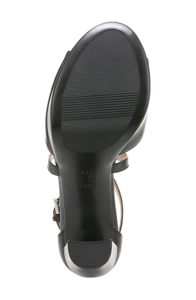 Shop Naturalizer Melody Platform Sandal In Black Leather