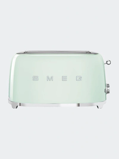 Shop Smeg 4 Slice Toaster Tsf02 In Green