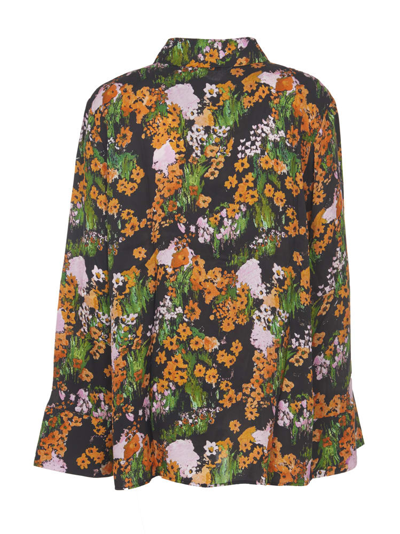Shop Stine Goya Floral Summer Shirt In Multicolor