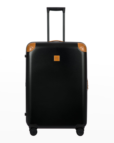 Shop Bric's Amalfi 30" Spinner Luggage In Black/tan