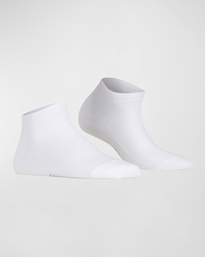 Shop Falke Ribbed Sneaker Socks In White