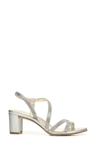 Shop Naturalizer Vanessa Sandal In Silver Fabric