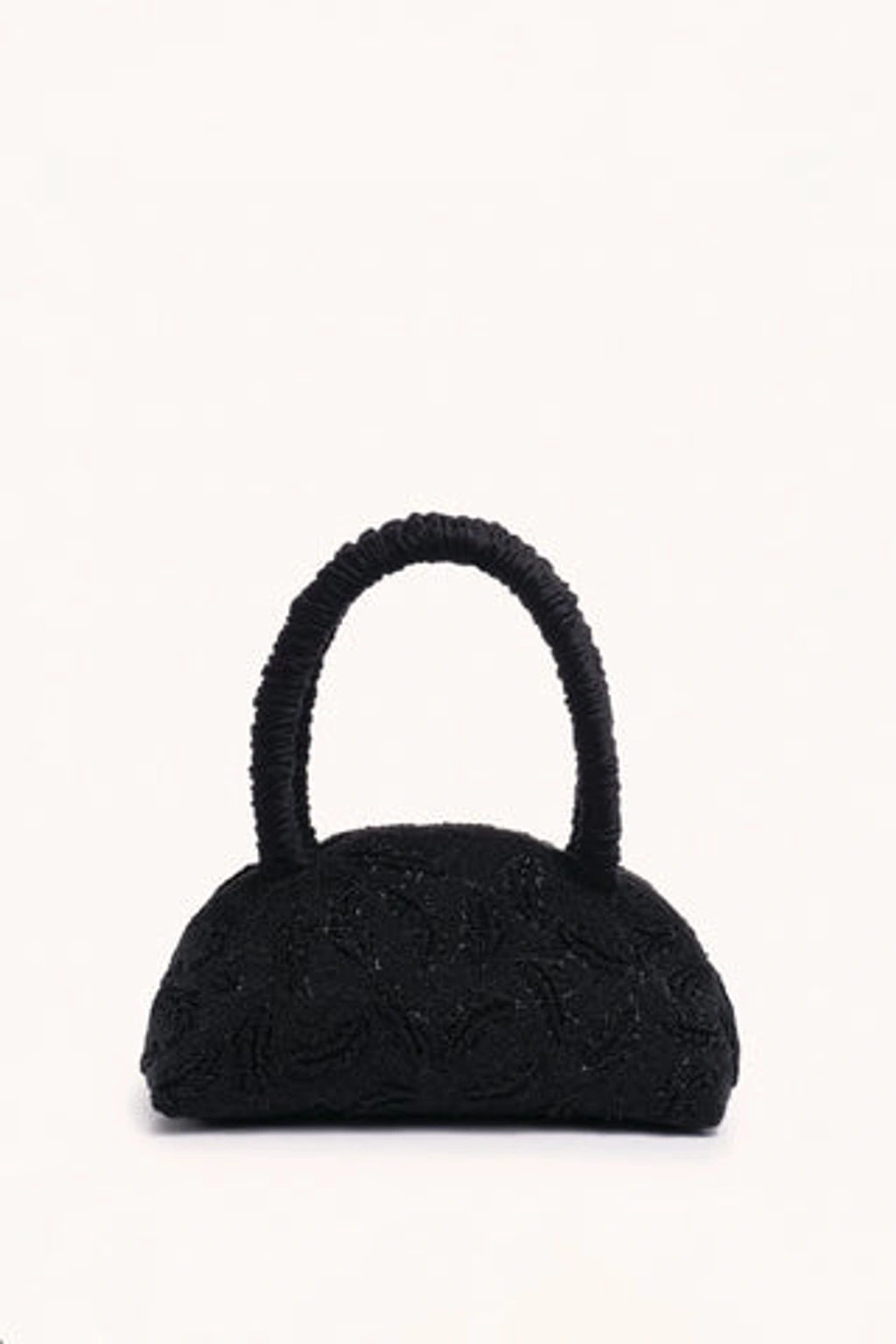 Merlette Lune Mini Beaded Bag In Black | ModeSens