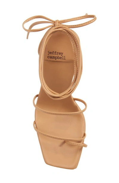 Shop Jeffrey Campbell Jeffery Campbell Prima Donna Platform Sandal In Nude