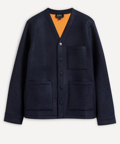 A.p.c. Aurelien Jacket In Dark Navy