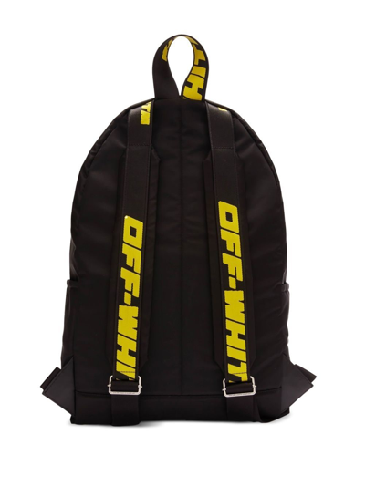 OFF-WHITE 20 Classic Arrow Series Printing Backpack schoolbag Yellow O