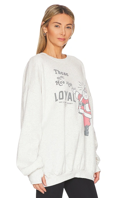 Shop The Laundry Room Ain't Loyal Jumper In Pebble Heather