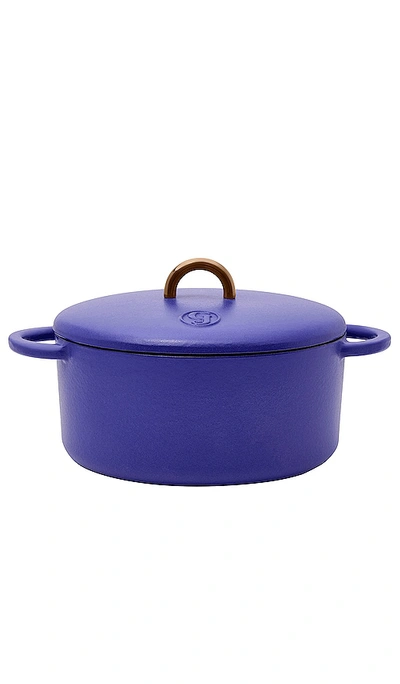 Shop Great Jones Dutch Baby 3.5-quart Dutch Oven In Blueberry