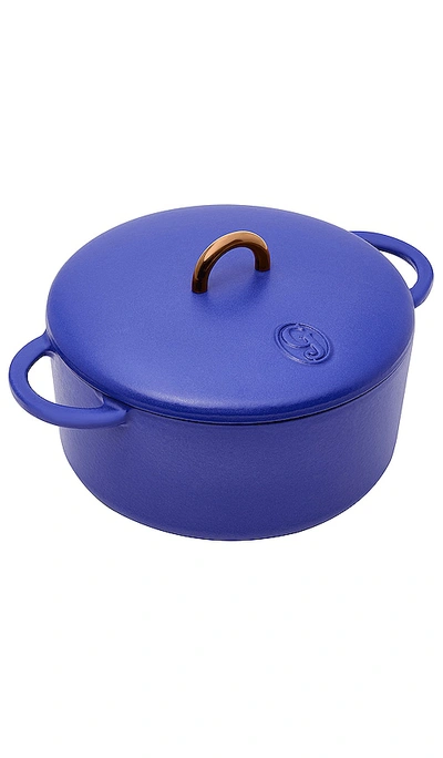 Shop Great Jones Dutch Baby 3.5-quart Dutch Oven In Blueberry