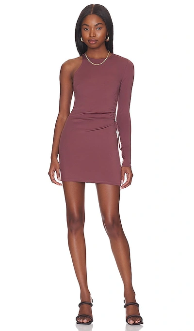 Shop Not Yours To Keep Nevada Mini Dress In Mocha
