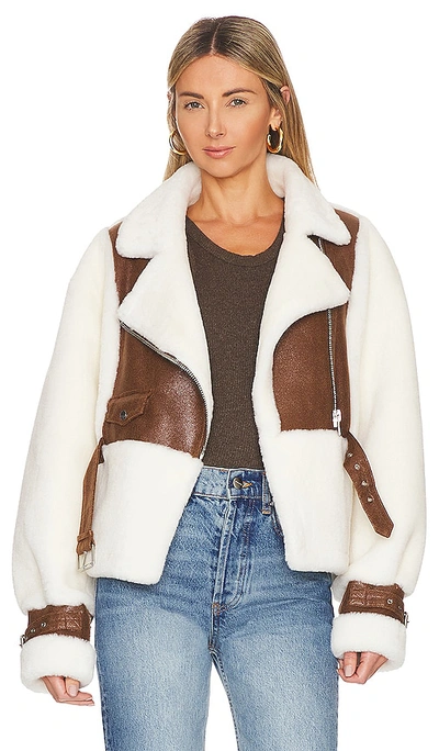 Shop Lamarque Elody Jacket In Ivory