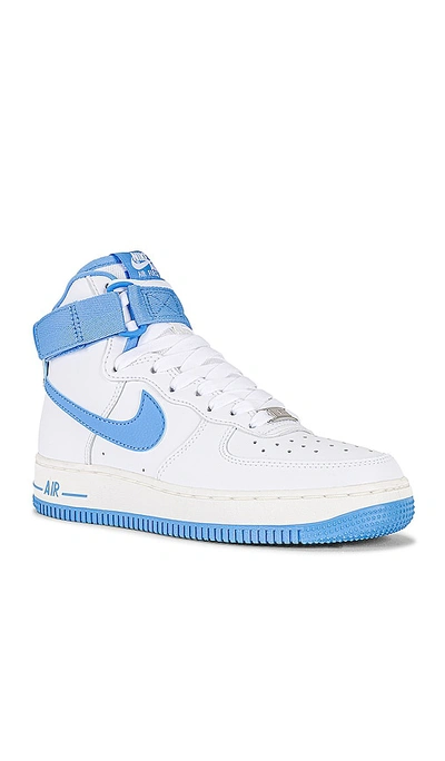 Shop Nike Air Force 1 High Og Sneaker In White & University Sail Blue
