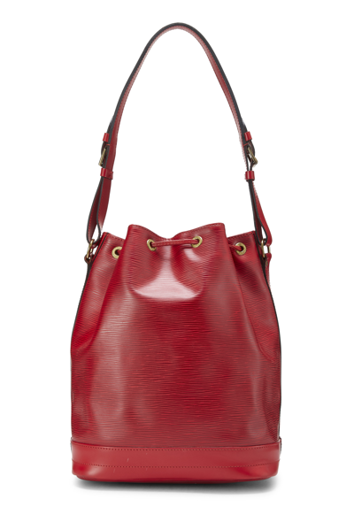 Pre-owned Louis Vuitton Red Epi Noé