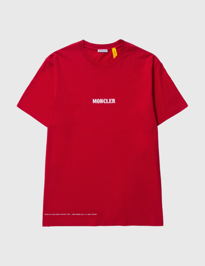 Shop Moncler Genius 7 Moncler Frgmt Hiroshi Fujiwara Circus Motif T-shirt In Red