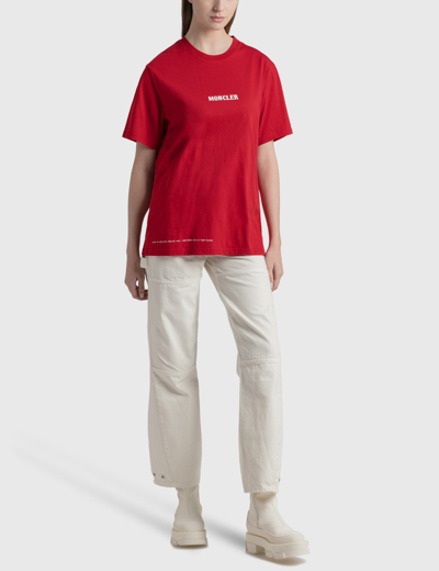 Shop Moncler Genius 7 Moncler Frgmt Hiroshi Fujiwara Circus Motif T-shirt In Red