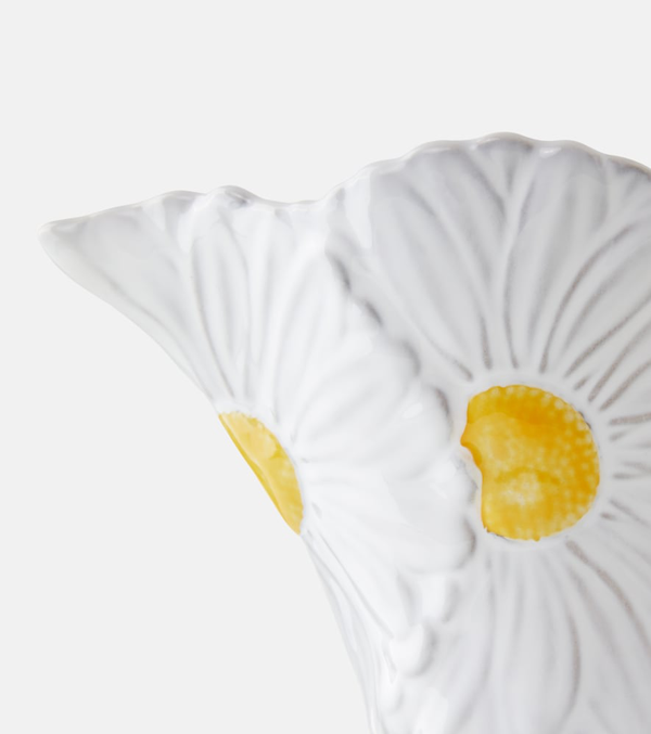 Prato Para Bolo Com Pé Bordallo Pinheiro Maria Flor Cosmos 37 Cm - 3