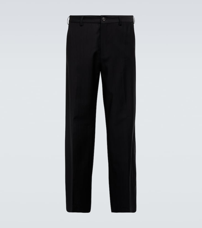 Shop Our Legacy Sailor Wide-leg Pants In Black Experienced Viscose