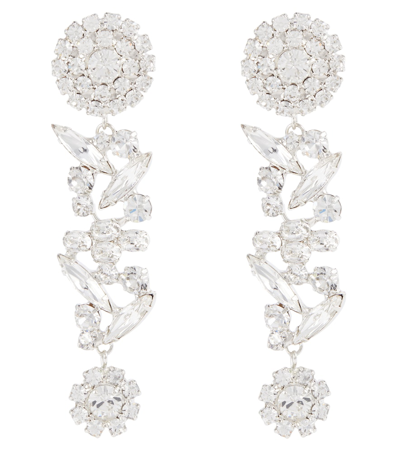 Shop Jennifer Behr Larissa Embellished Drop Earrings In Crystal