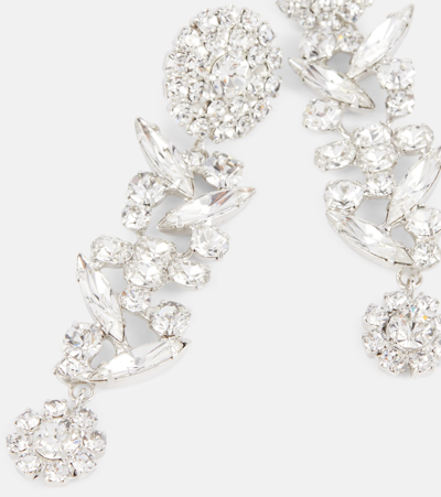 Shop Jennifer Behr Larissa Embellished Drop Earrings In Crystal