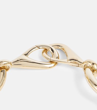 Shop Max Mara Lord Chain Necklace In Oro Pallido