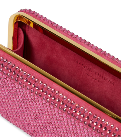 Magda Butrym Leila Crystal-embellished Box Clutch In Pink