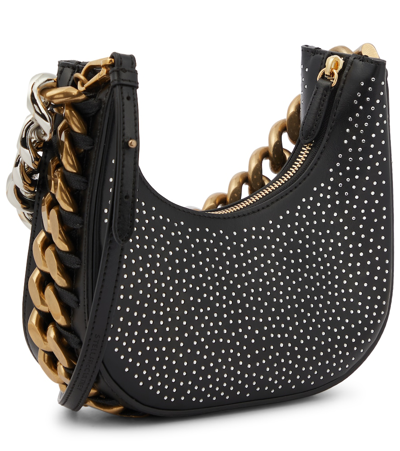 Shop Stella Mccartney Chain Shoulder Bag In Black