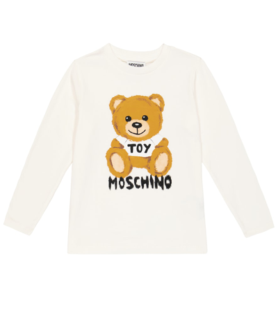 Shop Moschino Cotton-blend T-shirt And Sweatshirt Set In Toy Furry Biker