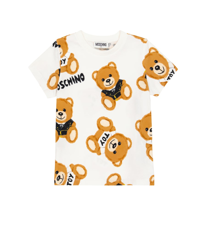 Shop Moschino Cotton-blend T-shirt And Sweatshirt Set In Toy Furry Biker