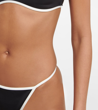 Sir Claude Bikini Bottoms In Black / Ivory