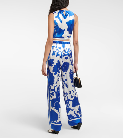 Sir Esme Printed Silk Top In Merce Abstract Print