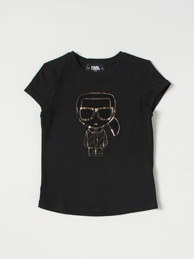 Karl Lagerfeld T-shirt Kids Kinder Farbe Schwarz In Black | ModeSens