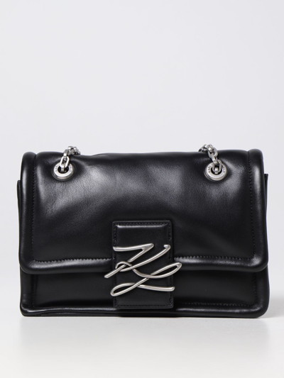 Karl Lagerfeld Schultertasche Damen Farbe Schwarz In Black | ModeSens