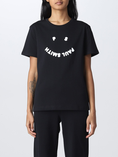 Shop Ps By Paul Smith T-shirt Ps Paul Smith Woman Color Black