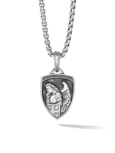 Shop David Yurman Sterling Silver St. Michael Amulet