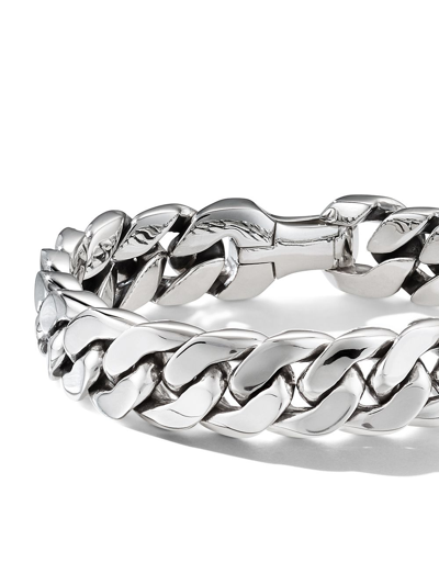 Shop David Yurman Sterling Silver Curb Chain Bracelet