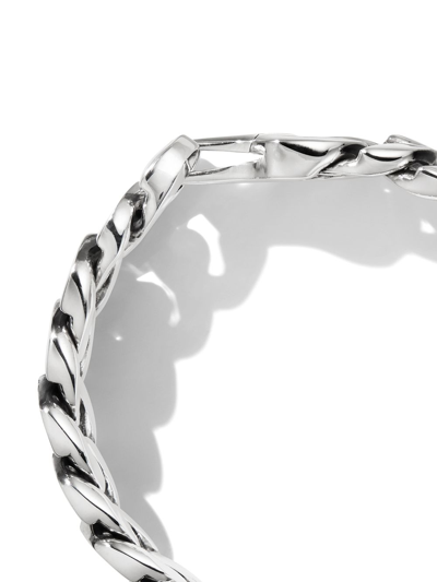 Shop David Yurman Sterling Silver Curb Chain Bracelet