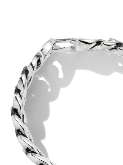 David Yurman Sterling Silver Curb Chain Bracelet In Silver