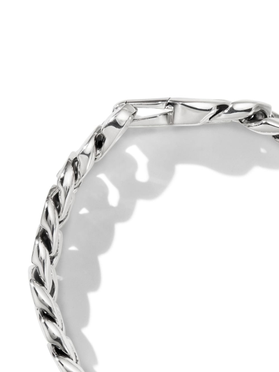 David Yurman Sterling Silver Curb Chain Bracelet In Silver