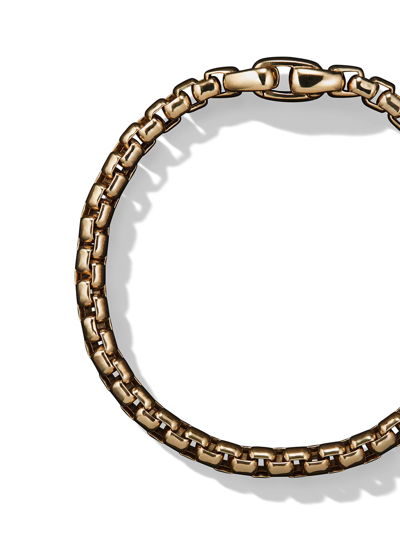 Shop David Yurman 18kt Yellow Gold Box Chain Bracelet